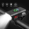 Светодиодный фонарь для велосипеда MTB T6 Водонепроницаемый USB Яркий фонарик 6-ступенчатое затемнение Индикатор заряда Аксессуары для ночной езды