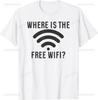 Funny Sarcasm Quote Women Unisex Free WiFi Tshirt Nerdy Math Equation Novelty Tee Clothing Printed Streetwear Graphic T Shirts