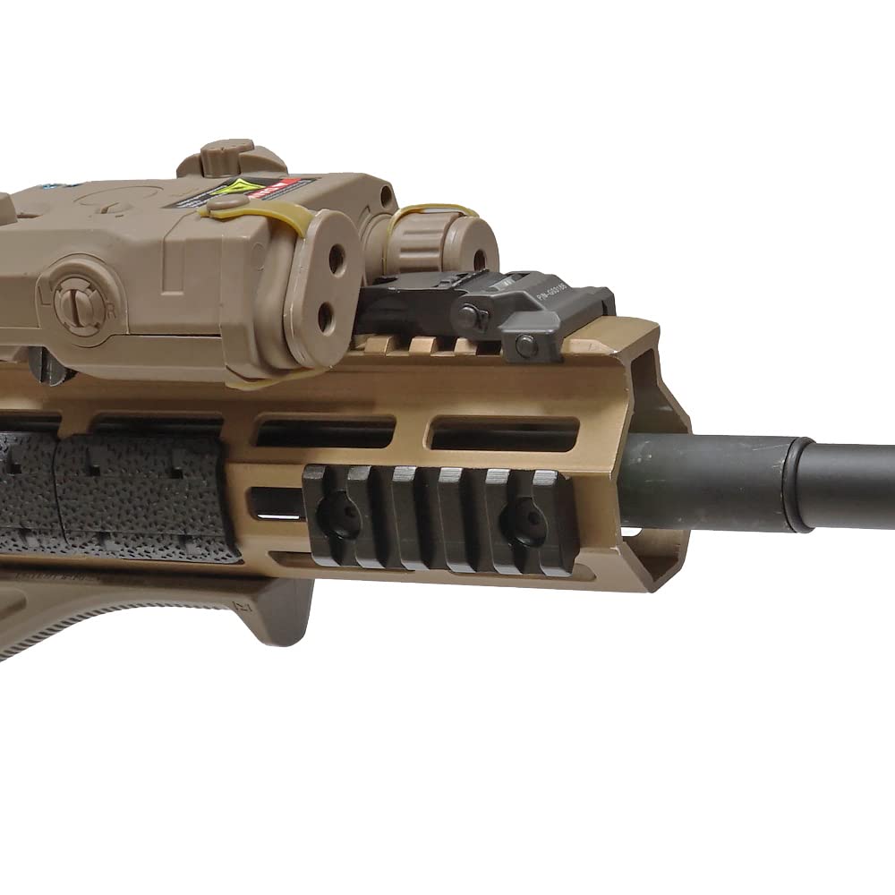 Ryohin Buhin M-LOK 7-слотная рельсовая секция, 20 мм алюминий, черный