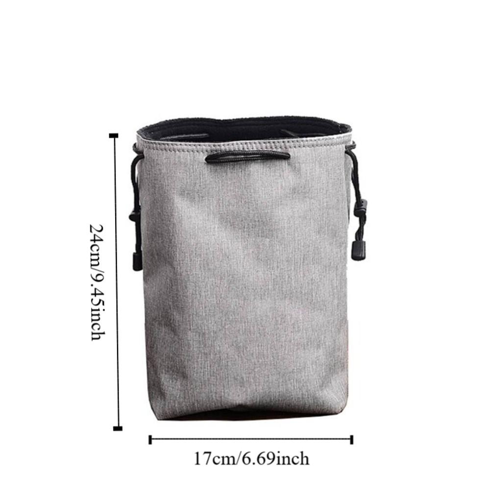 Compact Camera Bag Lightweight Photography Protective Bag Lens Drawstring Pouch Outdoor