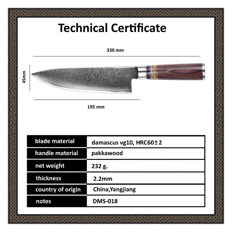 Наборы ножей из 5 предметов, японские дамасские кухонные ножи vg10, универсальный нож для нарезки шеф-повара Накири Сантоку