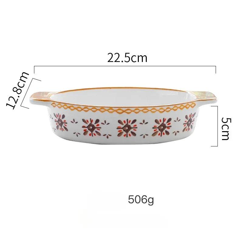 Керамическая форма для выпечки, противень для запекания лазаньи, прямоугольная форма, форма для выпечки с ручкой, духовка, кухонный инструмент для выпечки, противень для выпечки