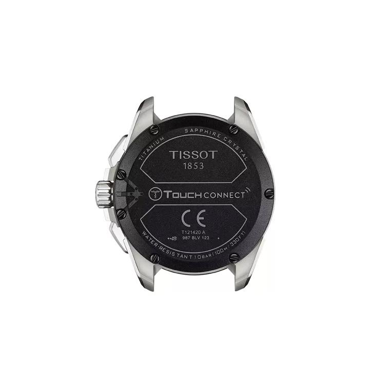 Tissot Коллекция T SPORT Кварцевый механизм Мужские часы Часы 47,5 мм Черный циферблат Корпус из титана T121.420.44.051.00