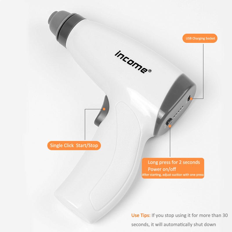 Вакуумный пистолет для баночного массажа Электрический вакуумный насос Массажер для тела USB Перезаряжаемый Инструмент для массажа отрицательным давлением Гуа Ша Присоска