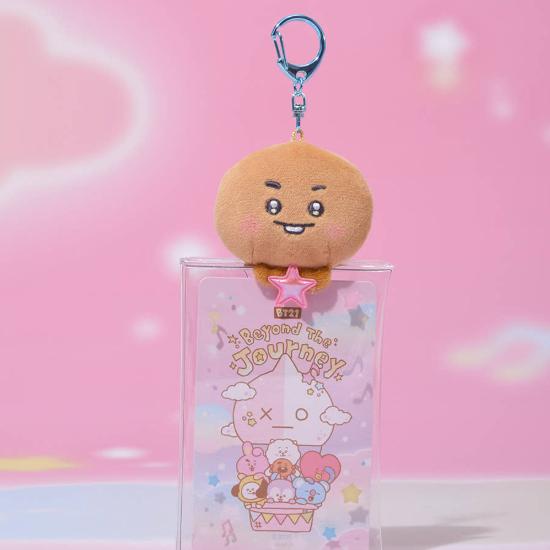 BT21 Прозрачный плюшевый пенал-брелок 'Beyond The Journey Edition'