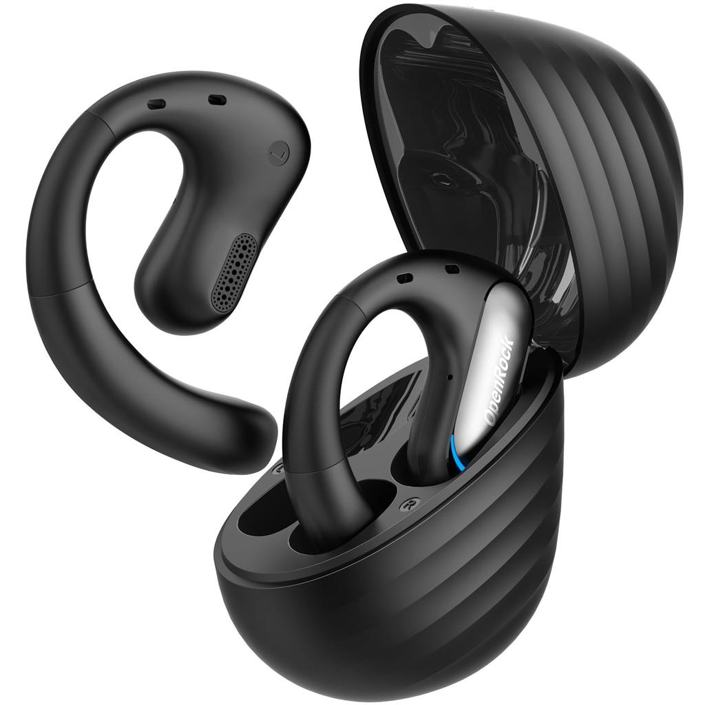 OpenRock Pro Wireless Bluetooth Does Not Block Your Bass Air Open 46 Hours of Includes Charging Fast IPX5 Inside For Open-Ear Earphones, Earphones,