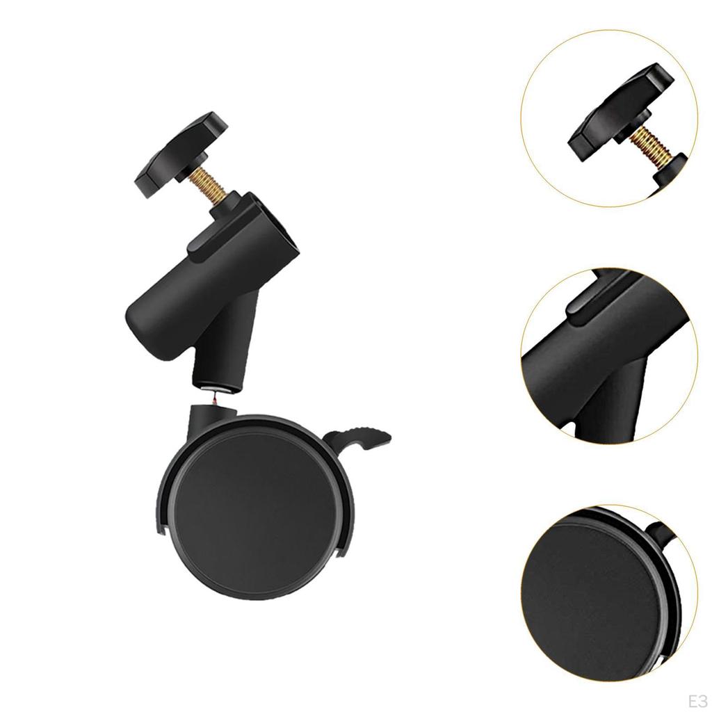 3 шт. Подставка для света на колесах, черная, нейлоновая, для селфи, трансляций, прямых трансляций, студии