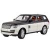 1/24 Land Rover Range Rover Suv Car Model Simulation Sound and Light Pull Back Alloy Car Collection Ornaments Boy Toy Car Gifts