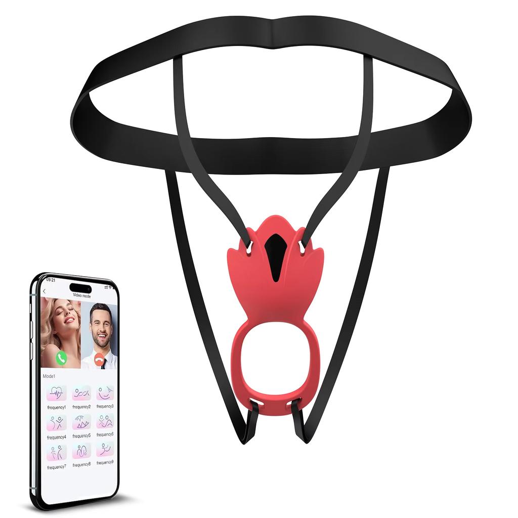 Wearable Vibrator 10-Frequency Vibration Penis Ring Clitoris Stimulator With G-Spot Clitoris Penis Anal Massager Couples Sex Toy