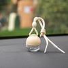 Glass Transparent Refillable Car Perfume Air Freshener Empty Hanging Bottle Frag