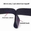 Fleece One-piece Adhesive Buckle Tape, Hand-stitched Webbing, Home Organization, Fixed Binding Tape, Reverse Buckle Tape