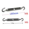 Heavy-Duty Stainless Steel Shade Sail Awning Accessories with Diamond Turnbuckles