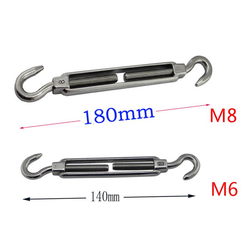 Heavy-Duty Stainless Steel Shade Sail Awning Accessories with Diamond Turnbuckles