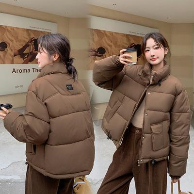 Хлопковая куртка женская короткая новая стеганая куртка женская утолщенная пуховая хлопковая куртка женская корейская версия свободной куртки-пуховика стеганая куртка