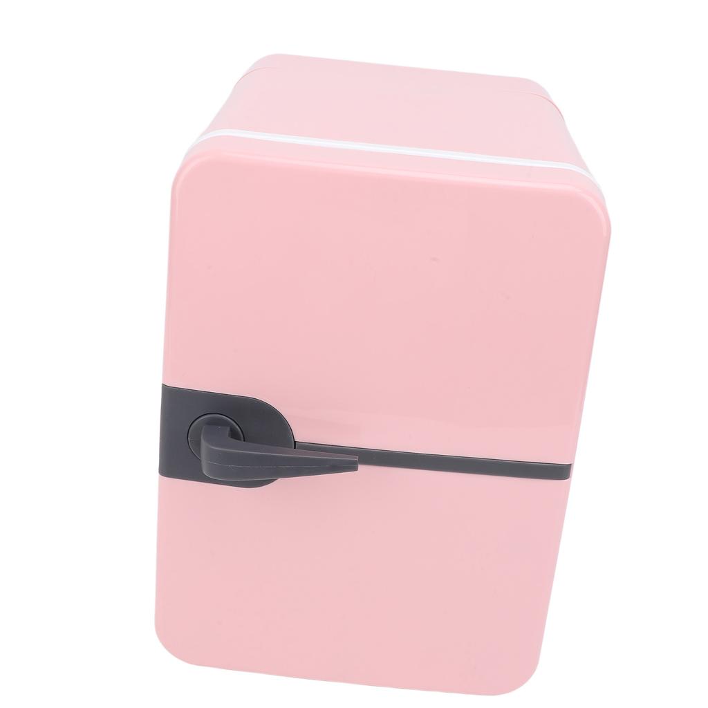 Mini Fridge for Home and Car Use 6L Portable Electric Cooler Warmer Refrigerator with Handle for