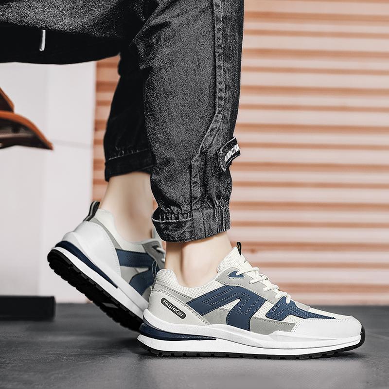 Men's New Fashion Four Seasons Comfortable Shoes Students Trending Sports Breathable Casual Running Sneakers Big Size