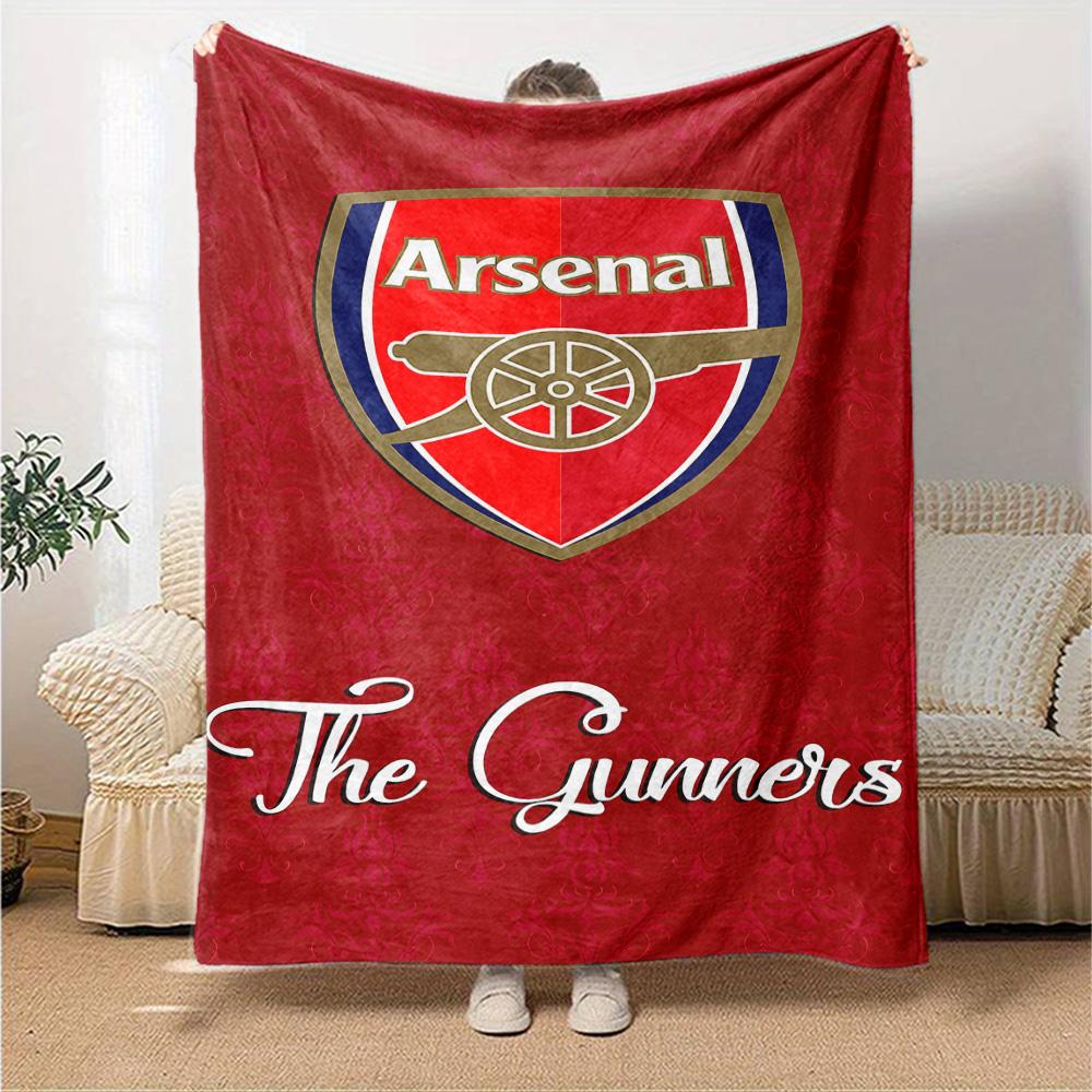 Arsenal Blanket Soft Warm Cozy Great for Office Chair Couch Office for All Seasons Playful Design Best Holiday Gift for Friends Family