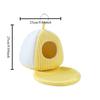 1Pcs Parrot Warm Nest Winter Bird House Thickened Fluffy Hanging Bed for Budgies Cockatiels Cold Weather Safety