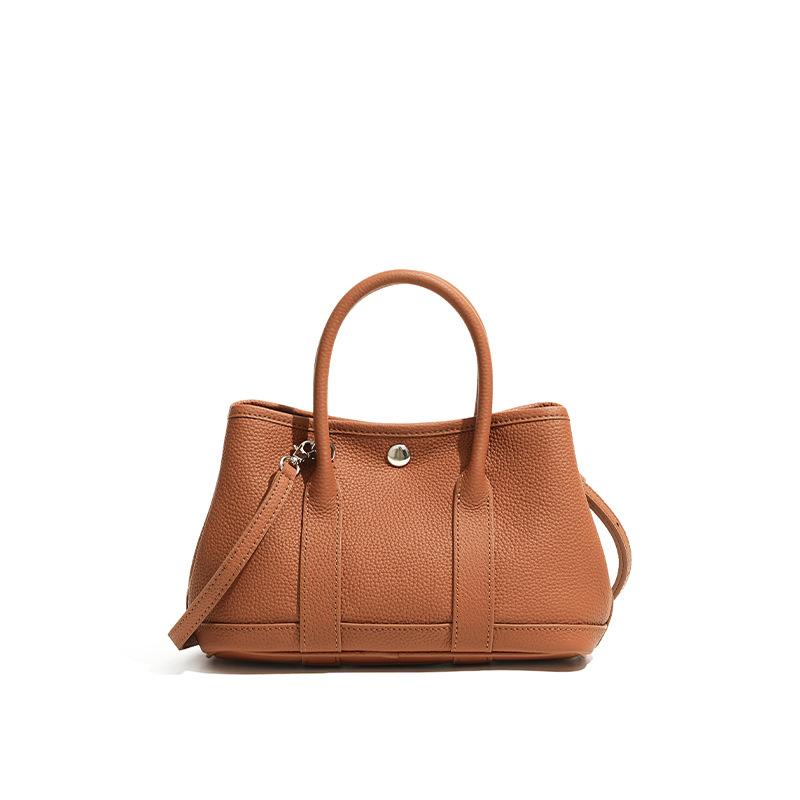 Женская сумка кроссбоди из натуральной кожи с нишевым и высококлассным ощущением, маленькая ручная сумка-садовая сумка для переноски