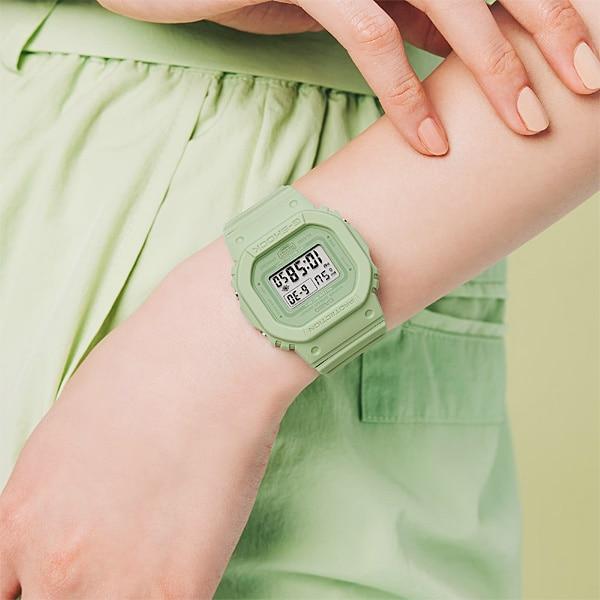 Casio G-SHOCK GMD-S5600BA-3JF [G-SHOCK DW-5600 Меньшая тонкая модель Фисташковый зеленый] Квадратные часы