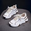 Korean Version of Dad Shoes Women's 2024 Autumn New Breathable Student Casual Shoes Ins Trendy Thick-soled Heightening Sports Shoes A28