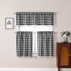 Kitchen Small Curtain Through Rod Curtain Door Curtain Lace Lace Curtain Plaid Short Curtain