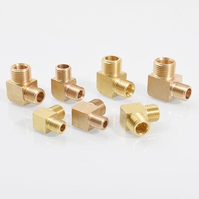 M12 M14 M16 M18 Метрический 1/8" 1/4" 3/8" 1/2" BSP Наружный Угольник 90 градусов Латунный Фитинг Трубопроводный Соединитель Муфта Вода Газ Масло