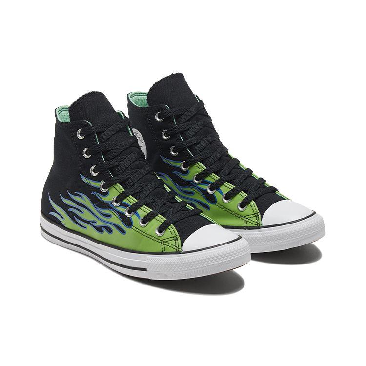 Converse Chuck Taylor All Star Удобные Универсальные Высокие Кеды из Канваса Унисекс Черный Синий Зеленый 169592C