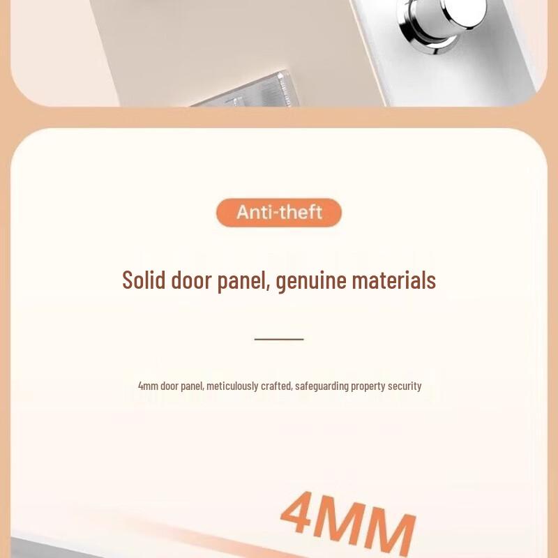 Deli 33691 Smart Fingerprint Anti-Theft Safe Box
