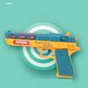 Детский игрушечный пистолет-проекция, револьвер Desert Eagle, умный пистолет, вращающийся со звуками и огнями, подарки для детей