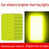 Светоотражающая светящаяся предупреждающая декоративная наклейка для мотоцикла и автомобиля - Закрывает царапины, идеально подходит для полос на хвосте и кузове.
