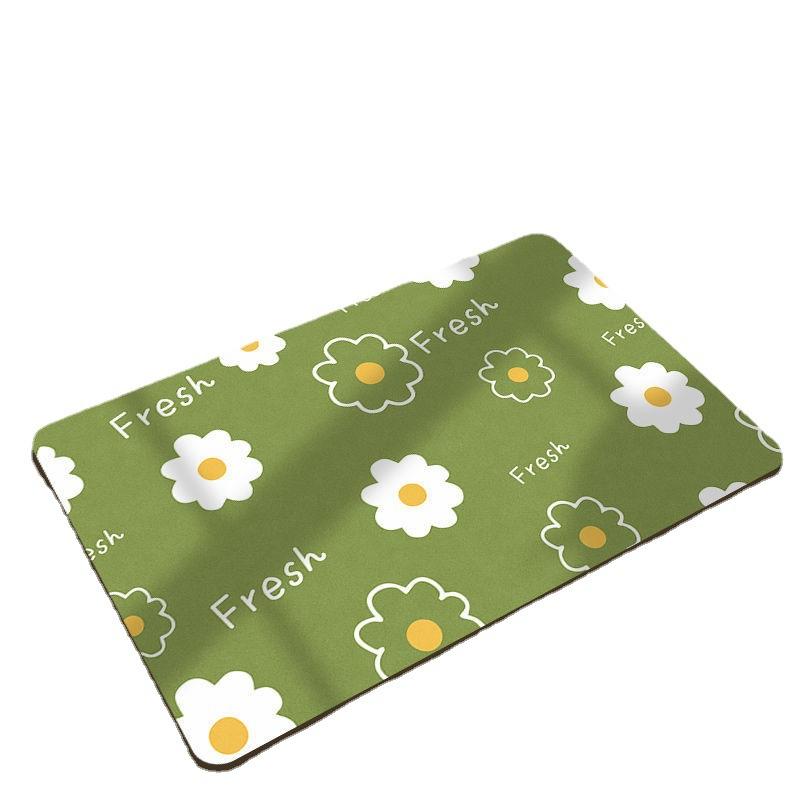 Коврик для ванной комнаты, впитывающий нескользящий коврик для входа в ванную, коврик для ванной комнаты с диатомовой грязью, коврик для унитаза