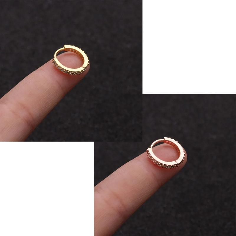 1PC Stainless Steel Septum Clicker Hoop Ring Nose Labret Ear Tragus Cartilage Daith Helix Earring Stud Body Piercing Jewelry