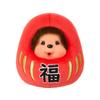 Sekiguchi Monchhichi Daruma Monchhichi Plush Toy S 202935 H12 X W11 X D11cm
