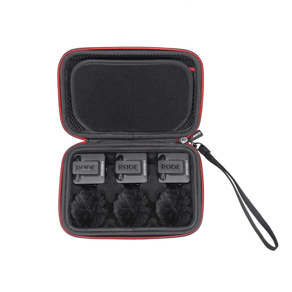 Storage Case for RODE Microphones Wireless GO IIMeWireless GO 21 (Black)