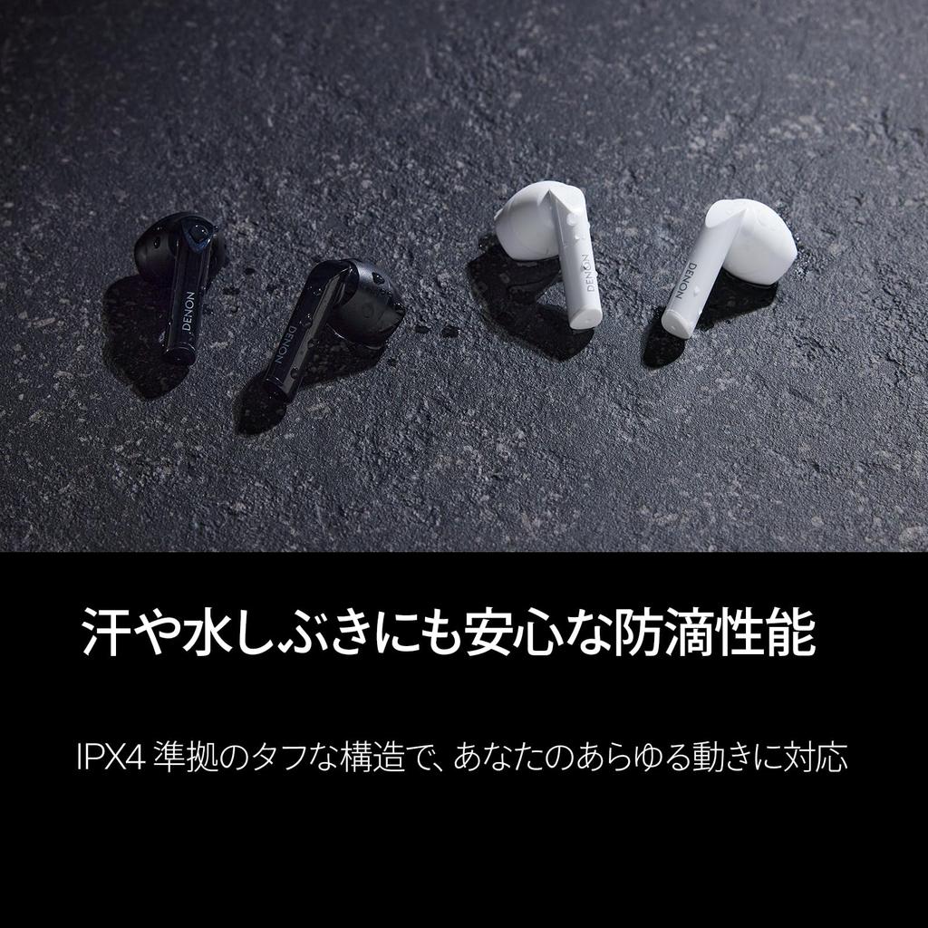 Denon AHC500W Беспроводные наушники Зарядка USB-C Черные