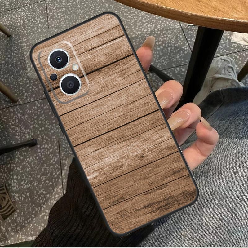 Oak Wood Texture Pattern Funda For OPPO Reno 8T 2Z 4Z 5Z 10 4 5 6 7 8 Lite OPPO Find X2 X3 Neo X6 Pro X5 Lite Case