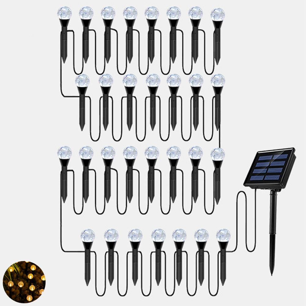 10/20/30 Led Solar Bubble Ball Lawn Light Outdoor Waterproof Holiday Decoration Atmosphere Light String Ground Plug Light