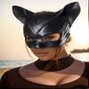Sexy Cat Mask for Women, Halloween Masquerade Mask, Bunny Face Mask, Night Club Cocktail Cosplay Mask