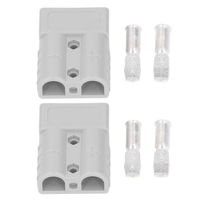 2 Комплекта Быстроразъемных Аккумуляторных Разъемов 12 10 8 6AWG Отсоединяемый Жгут Проводов Вилка с Клеммой 50А 600В