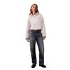 Calvin Klein Womens/Ladies Embroidered Logo Fleece Sweatshirt