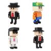 Gobricks Moc Falling Battle Building Blocks Set Diy Creative Game Accessories Small Particle Assembly Toy For Teens