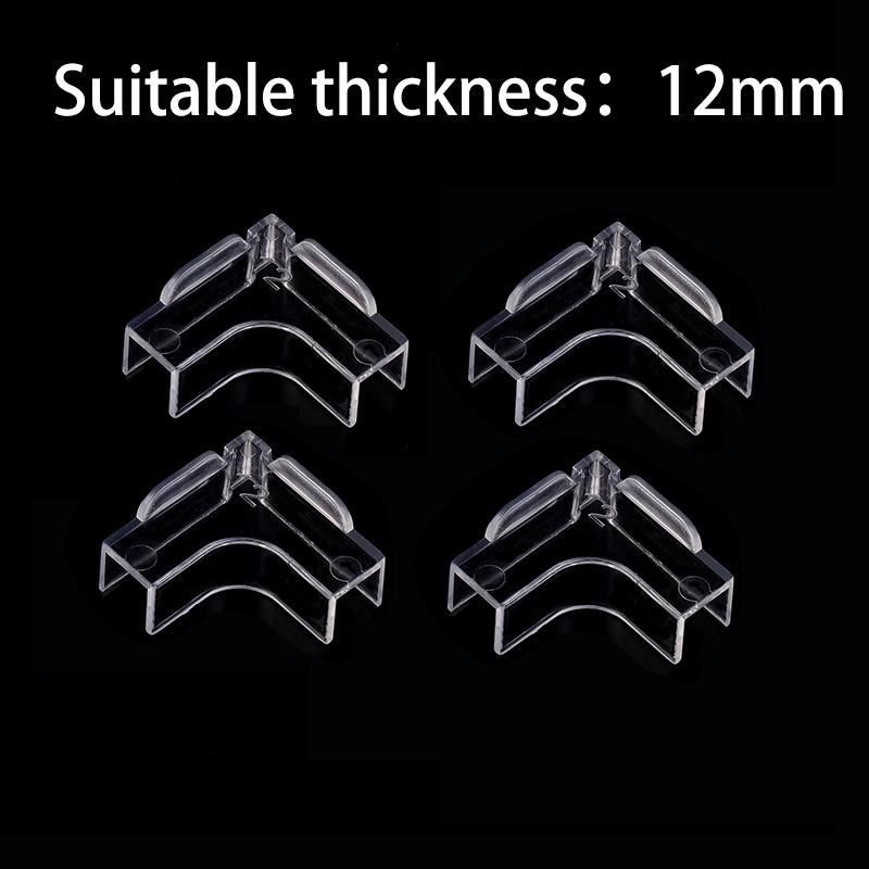 4 шт. акриловый прозрачный протектор для углов аквариума от столкновений, без клея, защитный чехол, аксессуары для аквариума