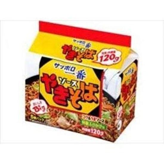 Sanyo Foods Sapporo Ichiban Sauce Yakisoba 5 servings pack x 6 units
