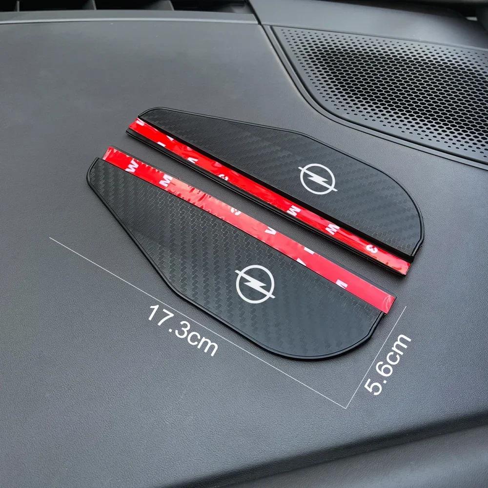 AAGW1 Car Rearview Mirror Eyebrow Rainproof Cover Auto Accessories For Opel Astra H J G K Insignia Corsa C D Vectra C B Meriva a