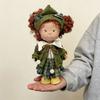 Кукла Пиппа Картошка 24 см Виниловая фигурка Кудрявые рыжие волосы Зеленый клетчатый наряд Коллекционная игрушка Декор для дома Подарок-сюрприз на день рождения девочки