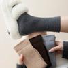 Women's Mid-calf Socks, Winter Thickened Postpartum Socks, Autumn and Winter Women's Warm Wool Socks, Piles of Long Calf Socks