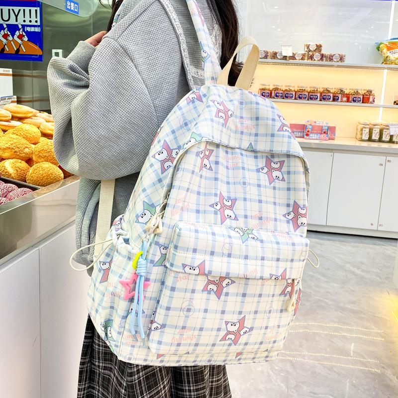 Большой вместительный легкий рюкзак с мультяшным принтом женский рюкзак школьный рюкзак для студента