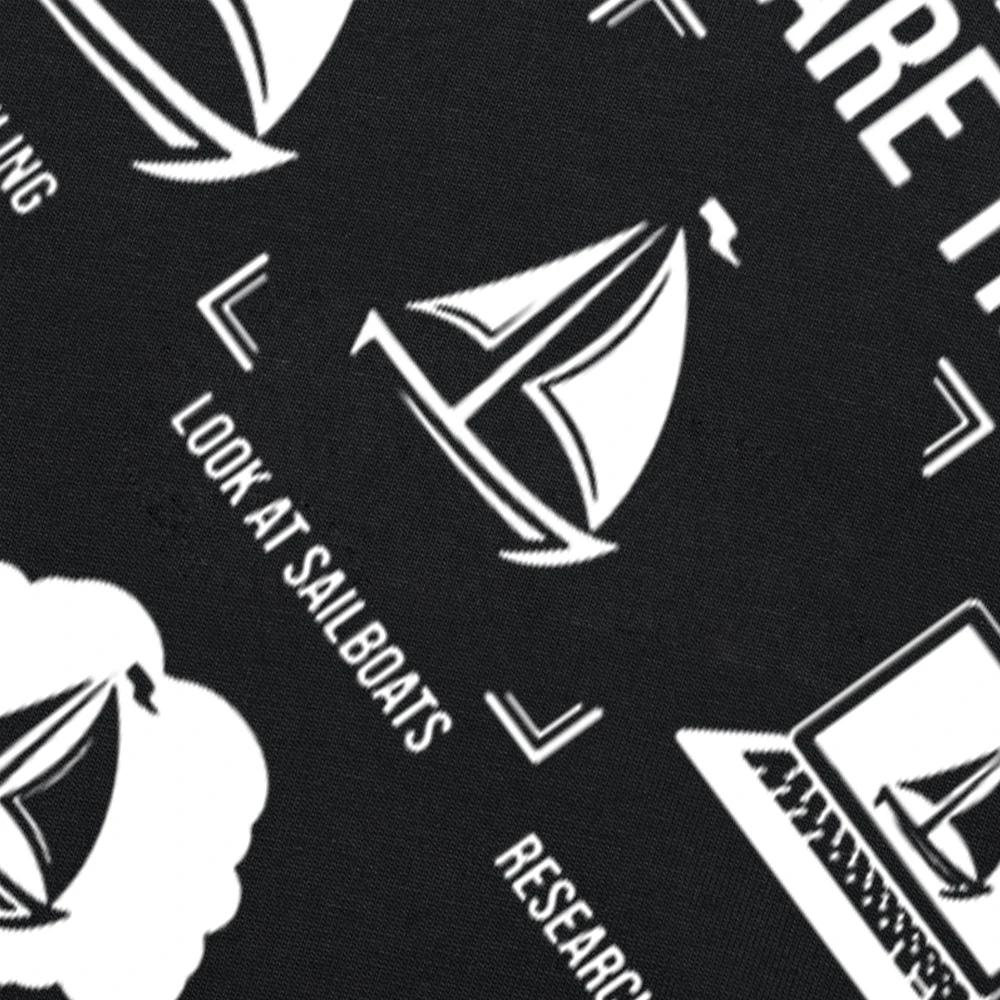 Чем я занимаюсь в свободное время Парусная лодка Парусный спорт Футболки Графическая уличная одежда С коротким рукавом Подарки на день рождения Летний стиль Футболка