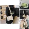 Stylish Vintage Canvas Shoulder Bag Unisex Design Lightweight Waterproof Crossbody